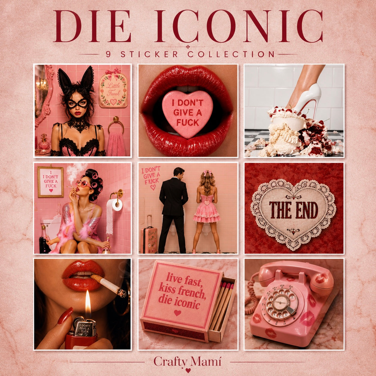 Die Iconic Stickers