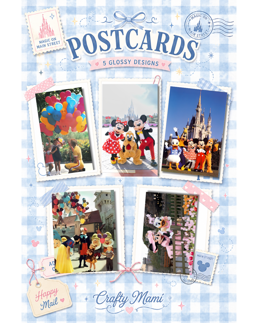 Magic on Main Street Postcards