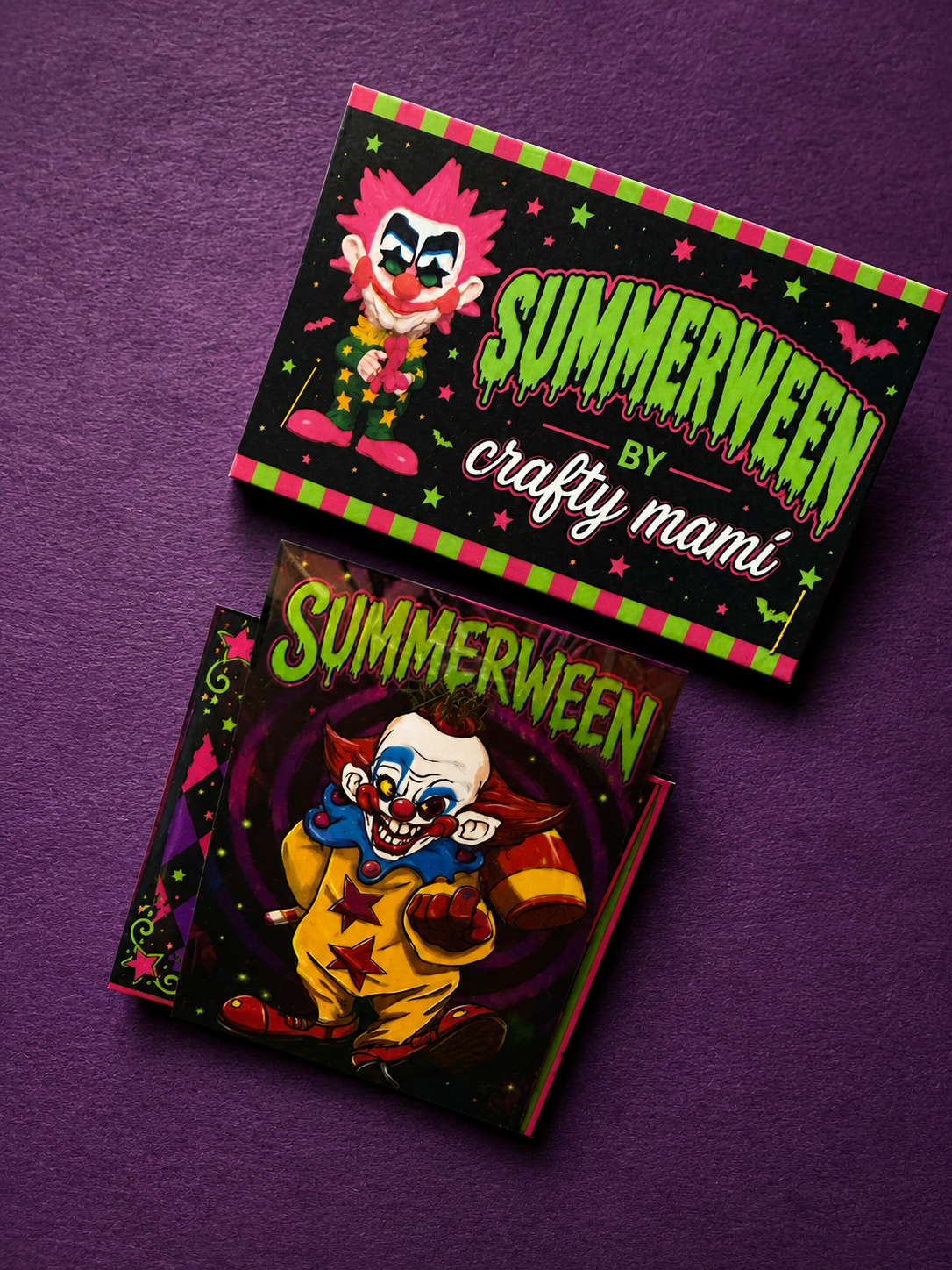 Creepy Clown Stickers 🤡