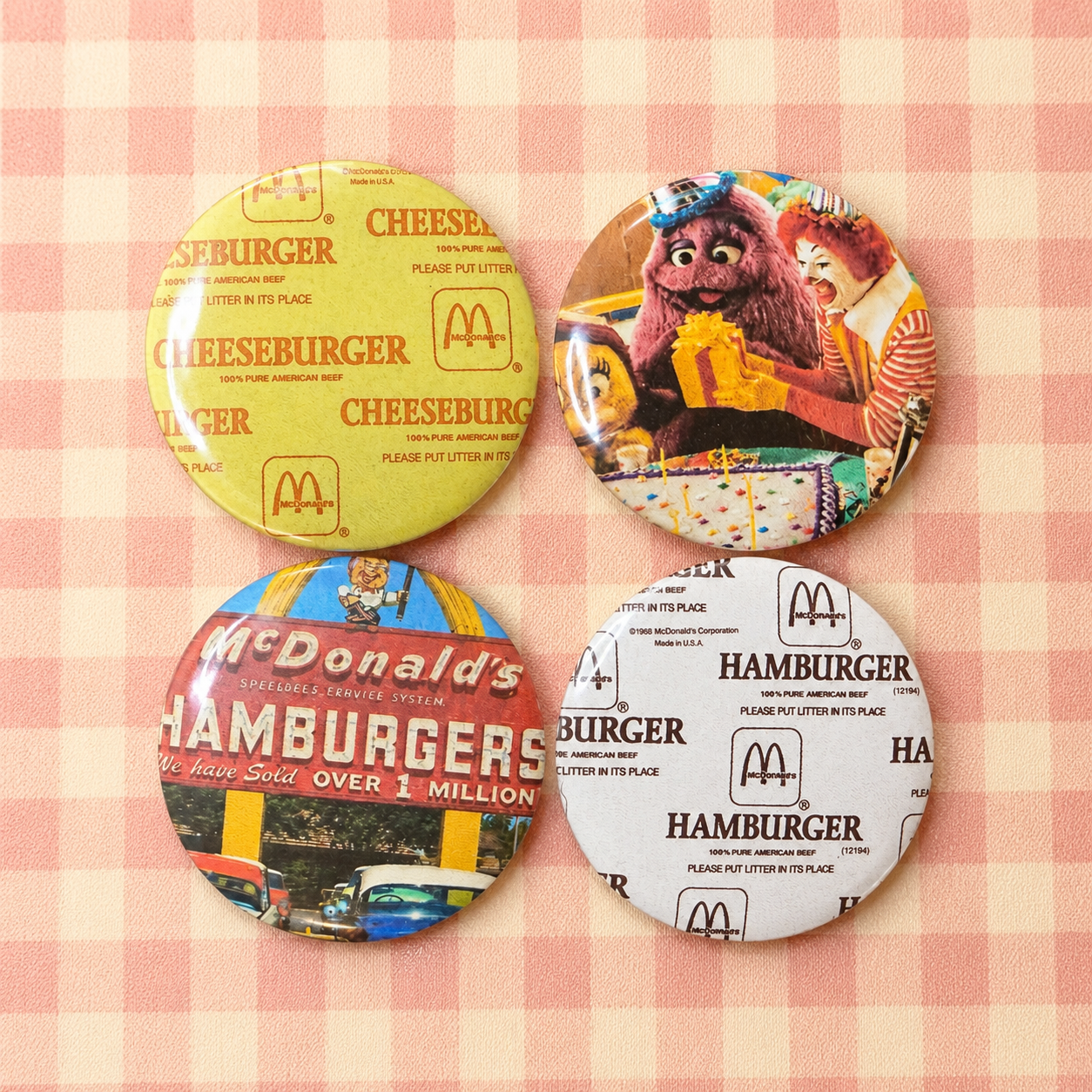 McDonald’s Buttons